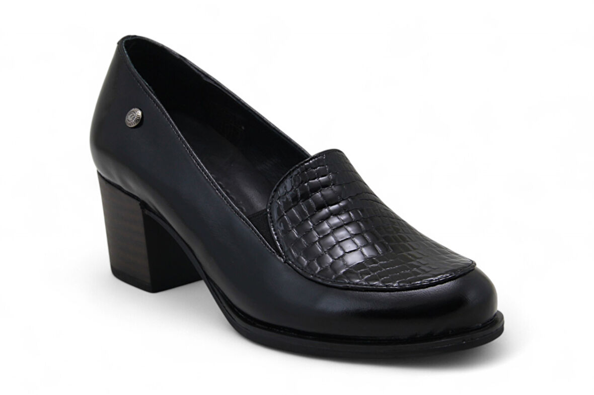 Mammamia D25YA-3775 Deri Topuklu Kadın Ayakkabı