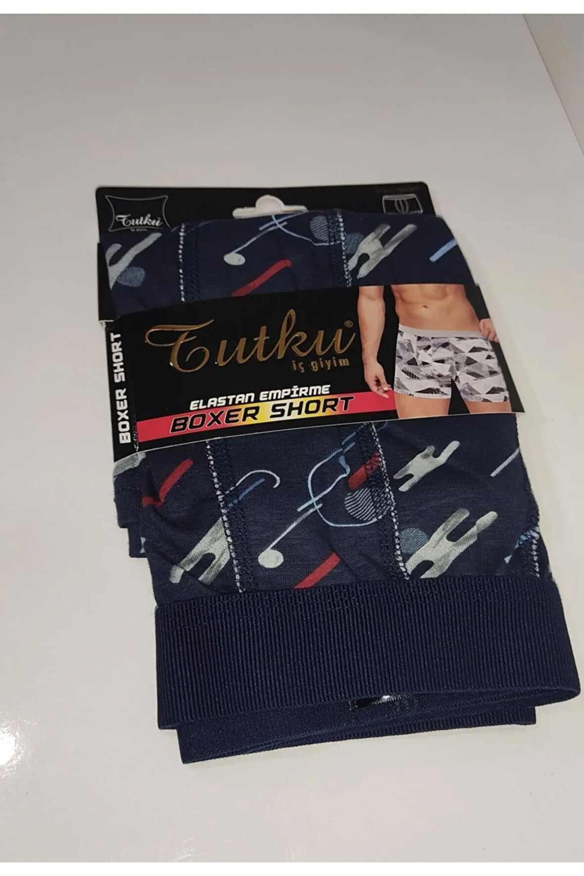 Erkek Gri  Boxer 3'lü 117