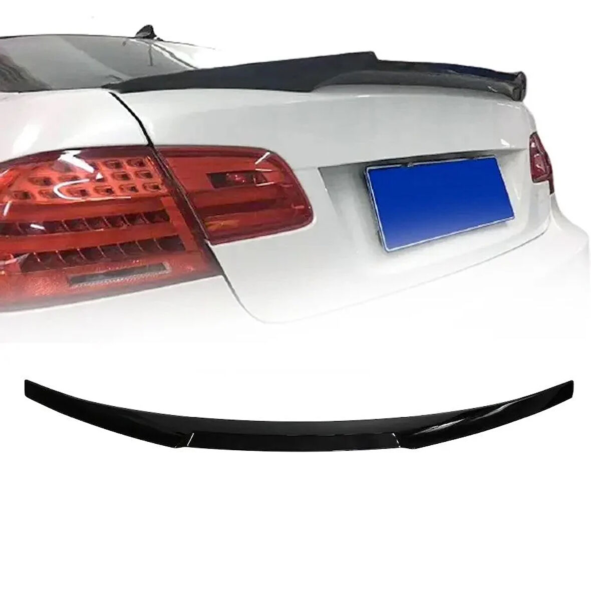 AUTOGP  Bmw e92 bagaj üstü spoiler yarasa siyah boyalı plastik 2005 / 2012