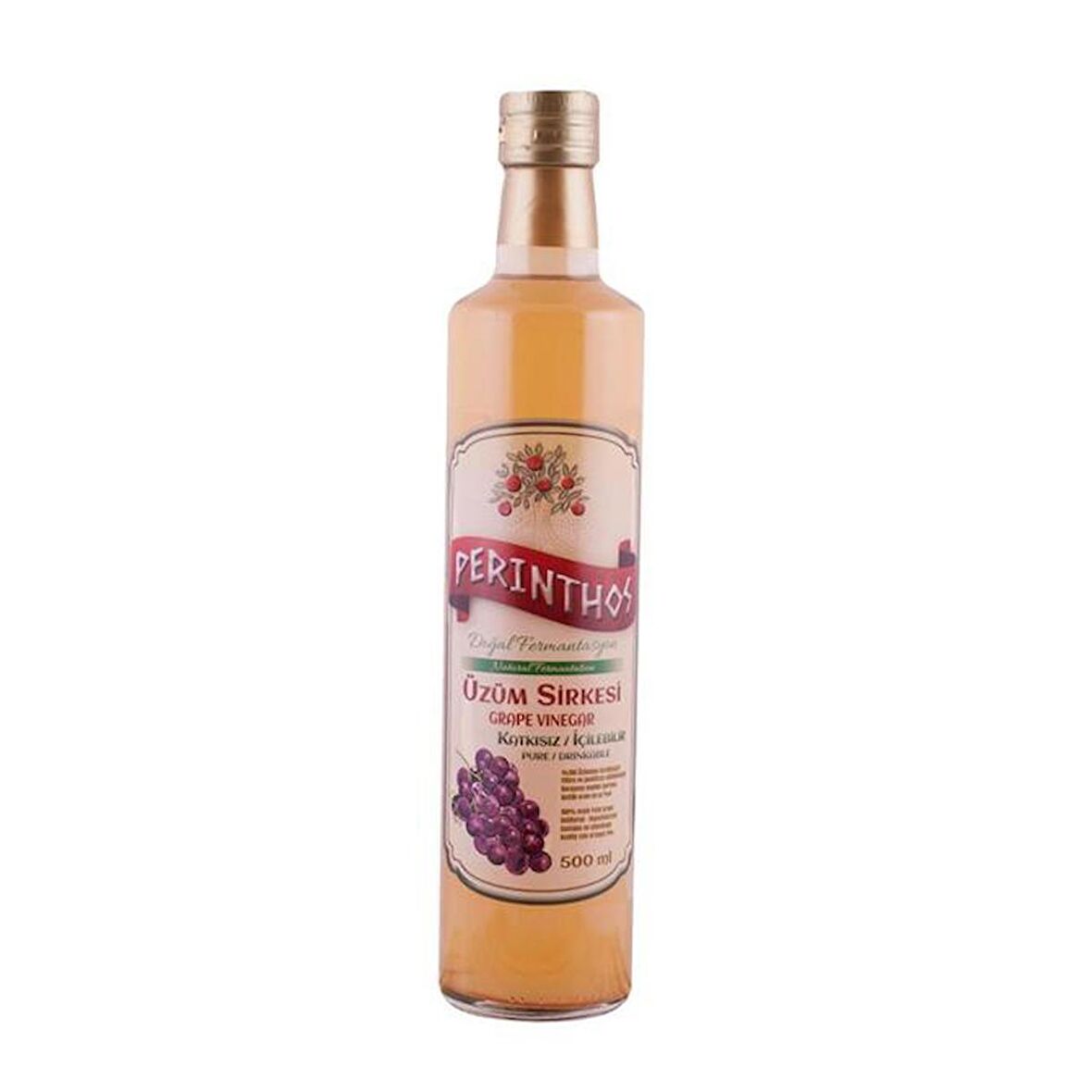 PERİNTHOS DOĞAL ÜZÜM SİRKESİ 500 ML