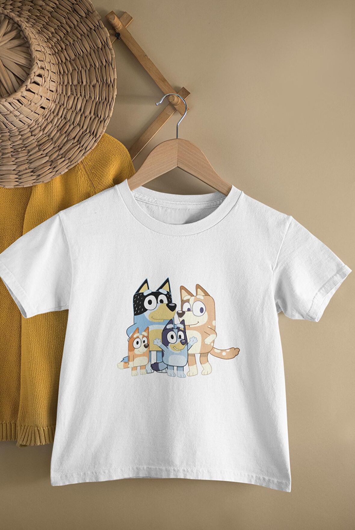 Bluey ve Bingo Çocuk T-Shirt