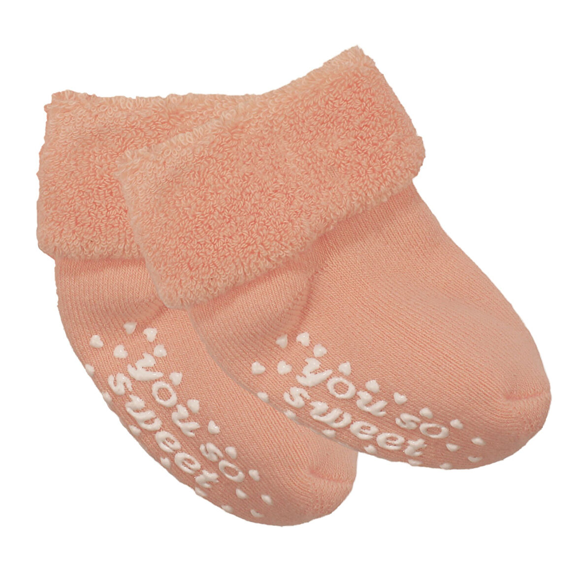 Unisex Somon Kıvrık Sweet Kaydırmaz Taban Havlu Çorap