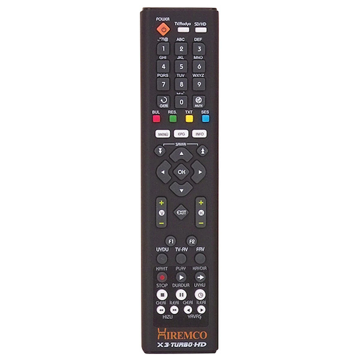 Hiremco FX Turbo HD Uydu Alıcı Kumandası