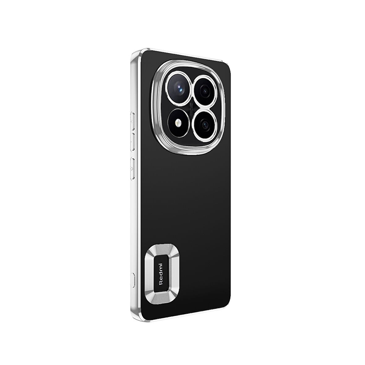Poco X7 Kılıf Köşeleri Renkli Şeffaf Kamera Korumalı Silikon Luxury Kapak