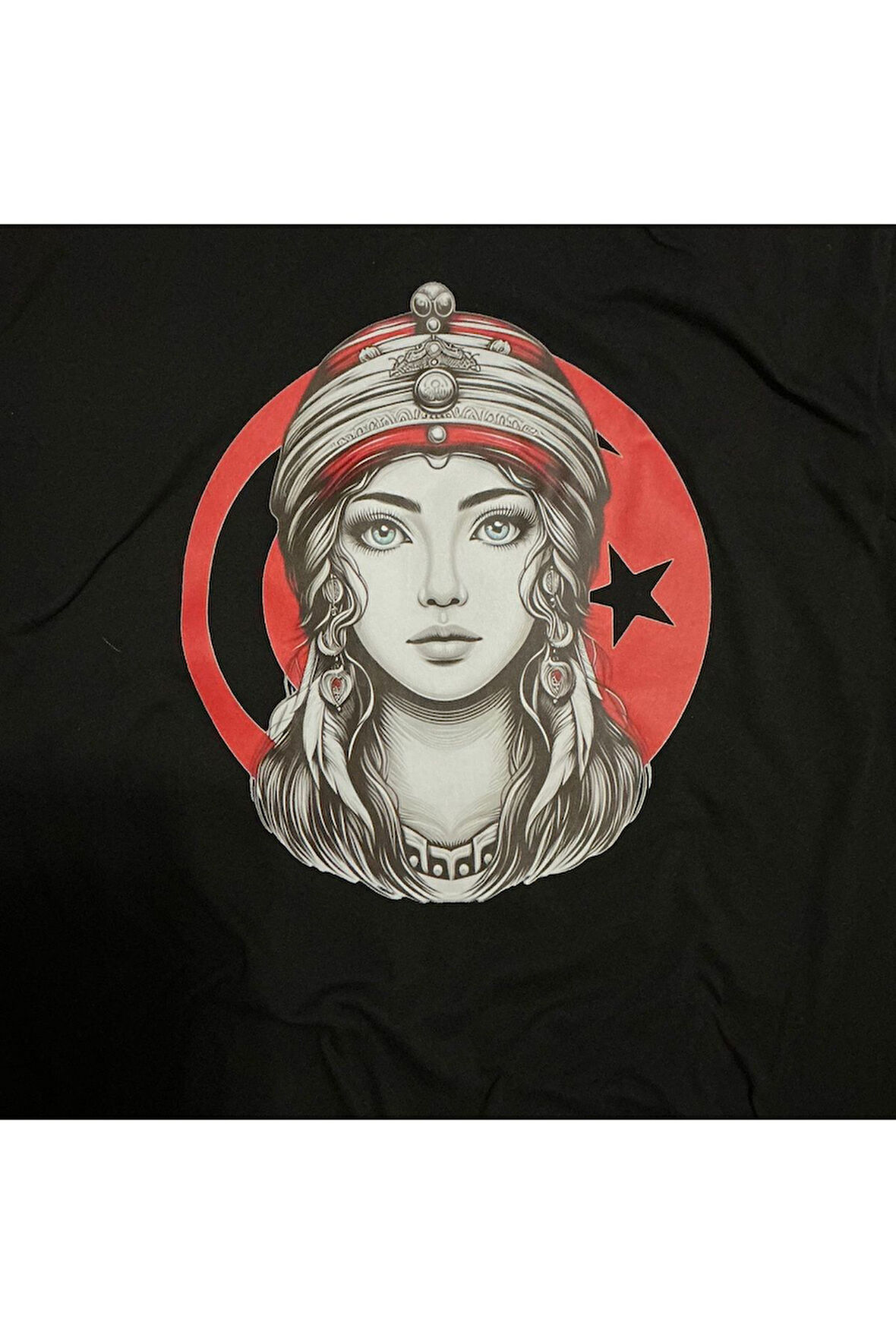 Güçlü Türk Kadını Baskılı Tişört