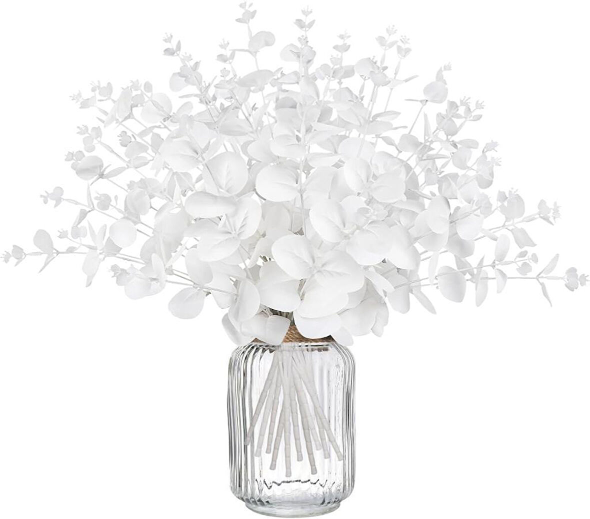 Yapay Çiçek Beyaz Okaliptus Aradal Arajman Çiçeği Eucalyptus