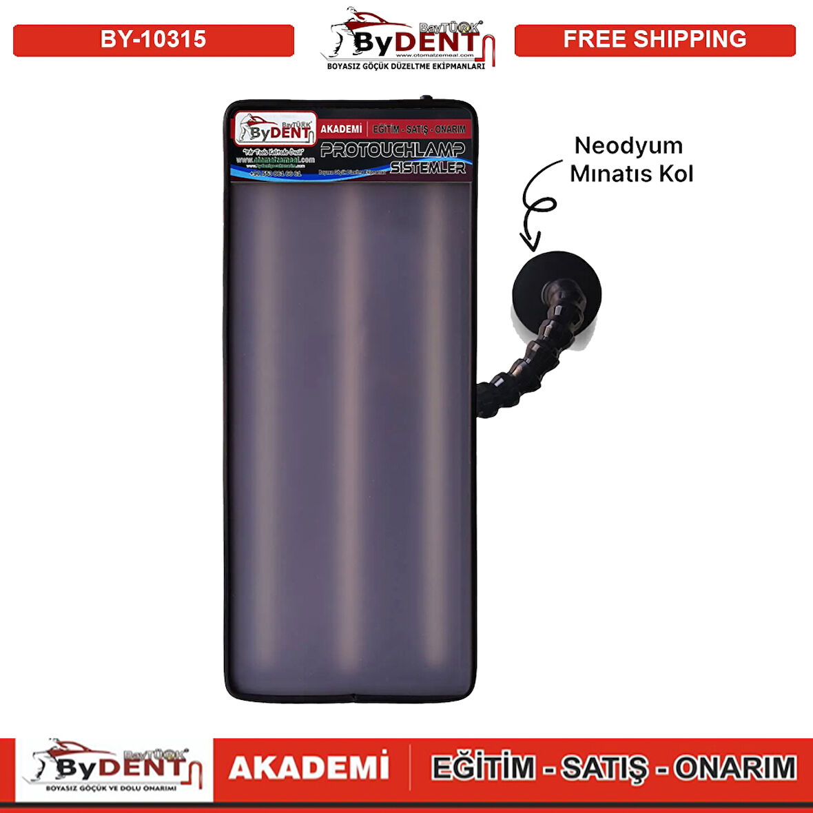 Pdr Boyasız Göçük Düzeltme Küçük Lamba Mıknatıslı 45x18