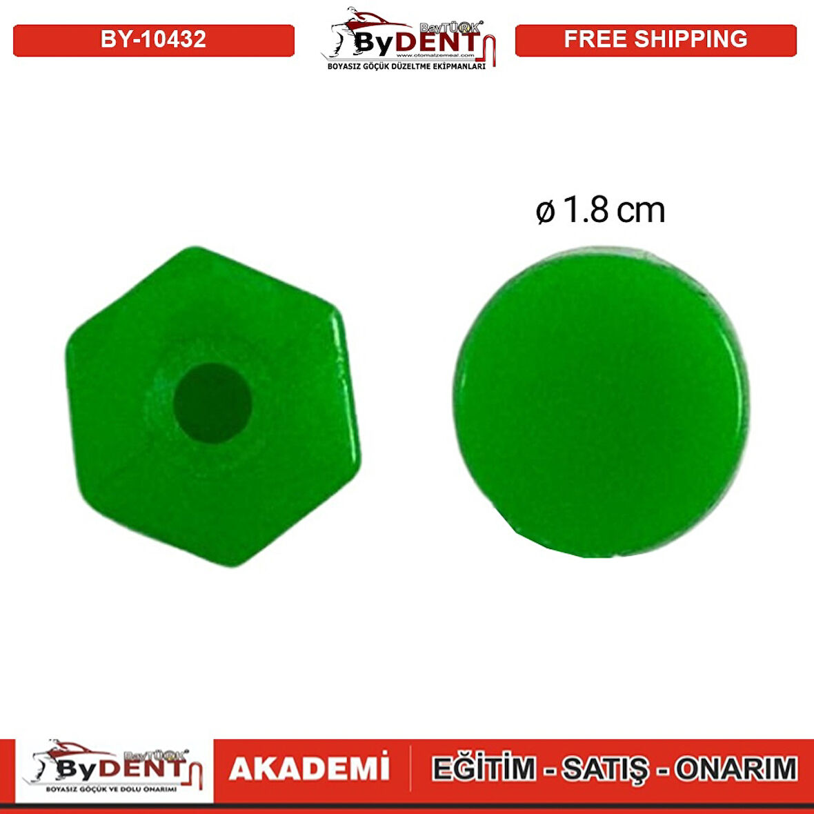 Pdr Boyasız Göçük Düzeltme Öpücük Adaptör 10 Adet