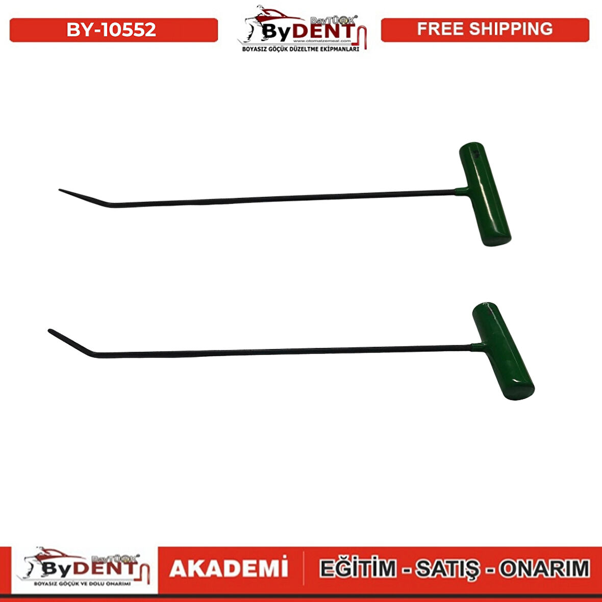 Pdr Boyasız Göçük Düzeltme 2 Parça Çubuk Seti