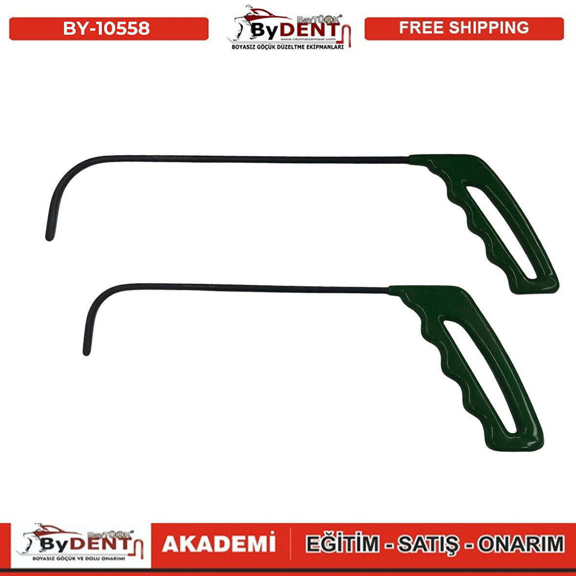 Pdr Boyasız Göçük Düzeltme 2 Parça Çubuk Seti