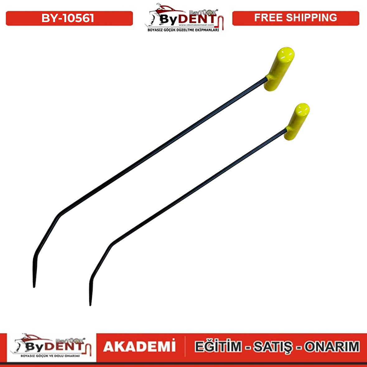 Pdr Boyasız Göçük Düzeltme 2 Parça Çubuk Seti