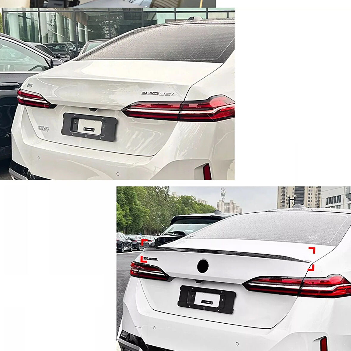 AUTOGP  Bmw g60 bagaj üstü spoiler siyah boyalı plastik 2024+