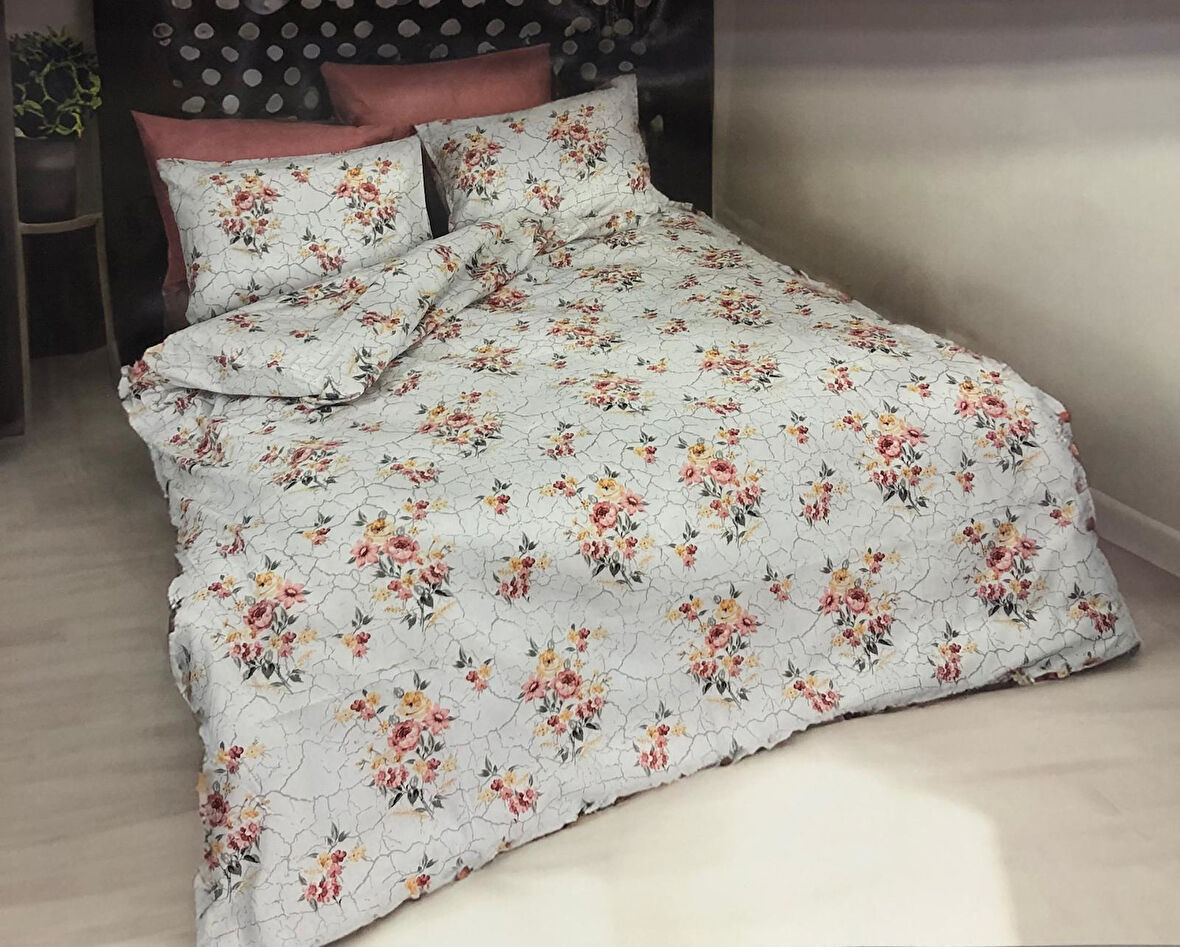 Almira Pamuklu Tek Kişilik Nevresim Takımı 160 x 240