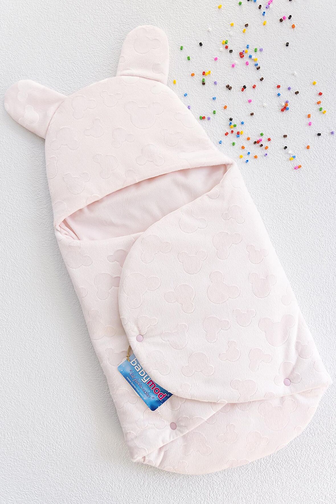 Babymod Polyester Mickey Mouse 70x120 cm Bebek Battaniyesi Pembe