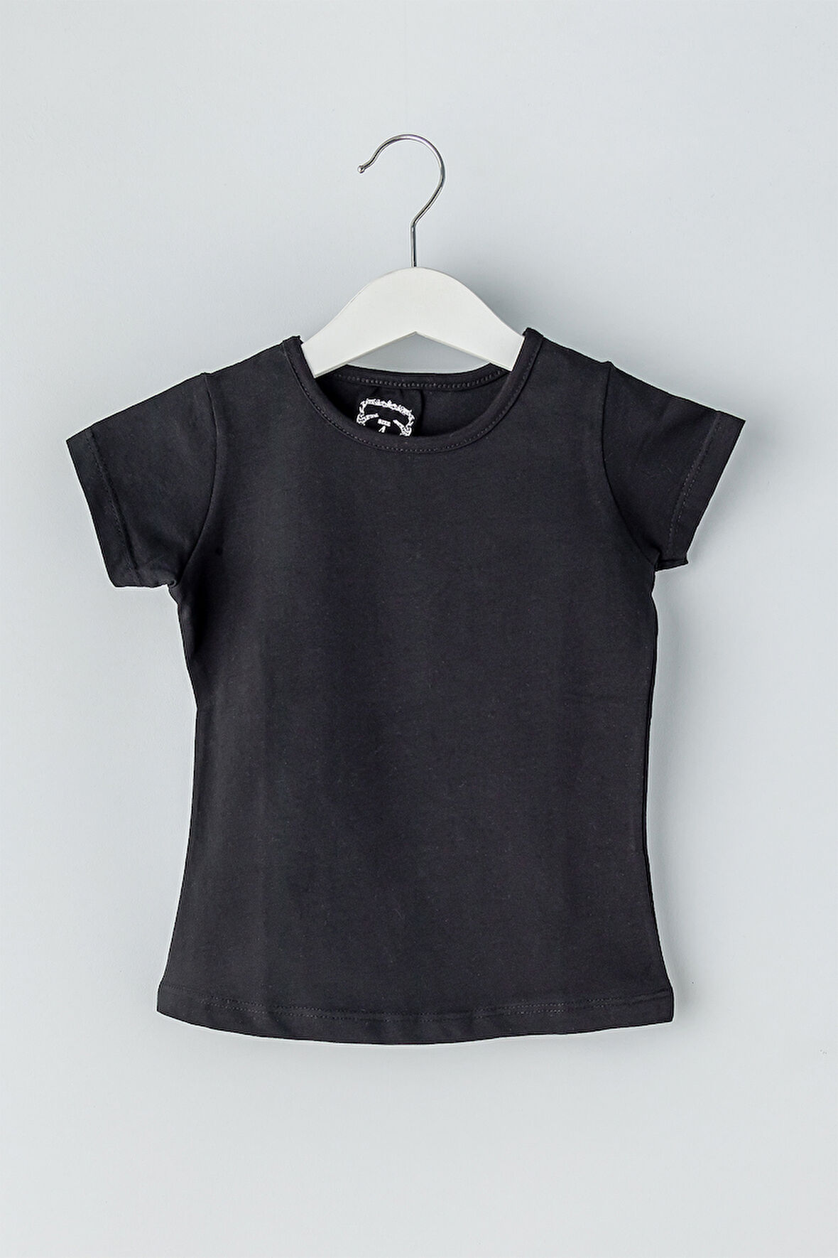 Kısa Kollu Çocuk Body Düz Renk Çocuk Tişört