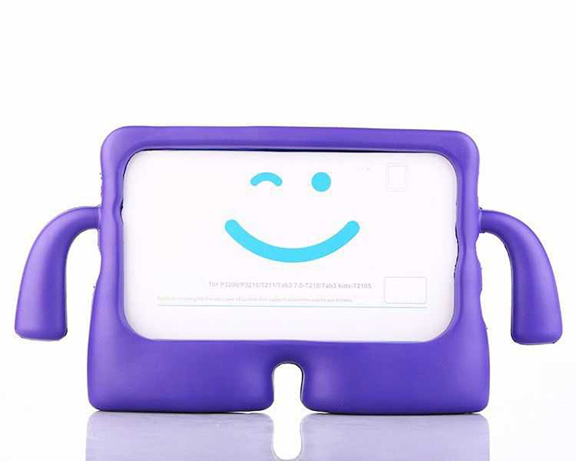 iPad 5 Air Figürlü Silikon Çocuk Tablet Standlı Koruma Kılıf