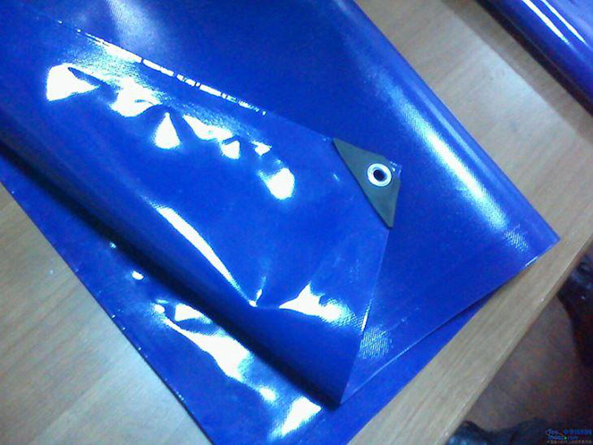 Polyester Mavi  Branda 230 gr / m²  Çadır Oto Branda 1 metre x 2 metre 