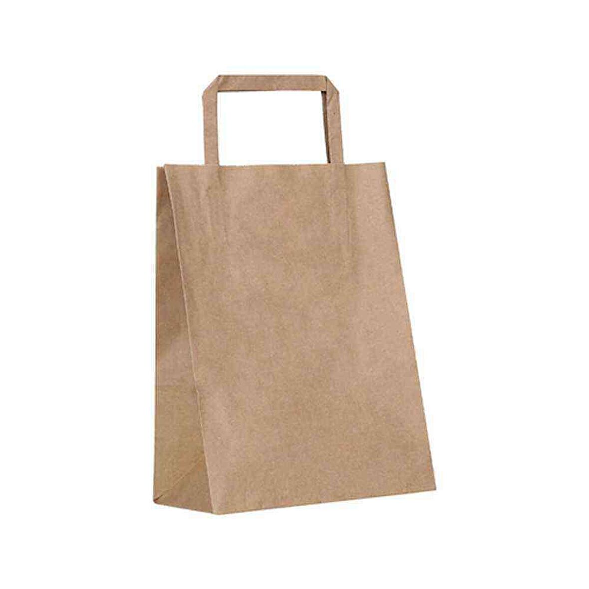 Kraft Kağıt Çanta İçten Saplı 22x28x10 cm 50 Adetli