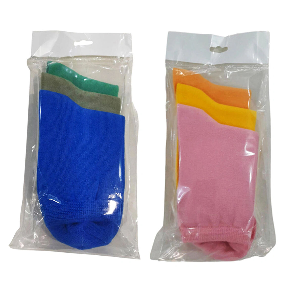 Kadın Düz Soket Çorap 3 lü 2 Paket