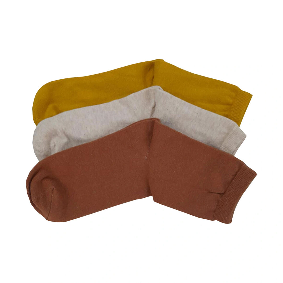 Kadın Düz Soket Çorap 3 lü 2 Paket