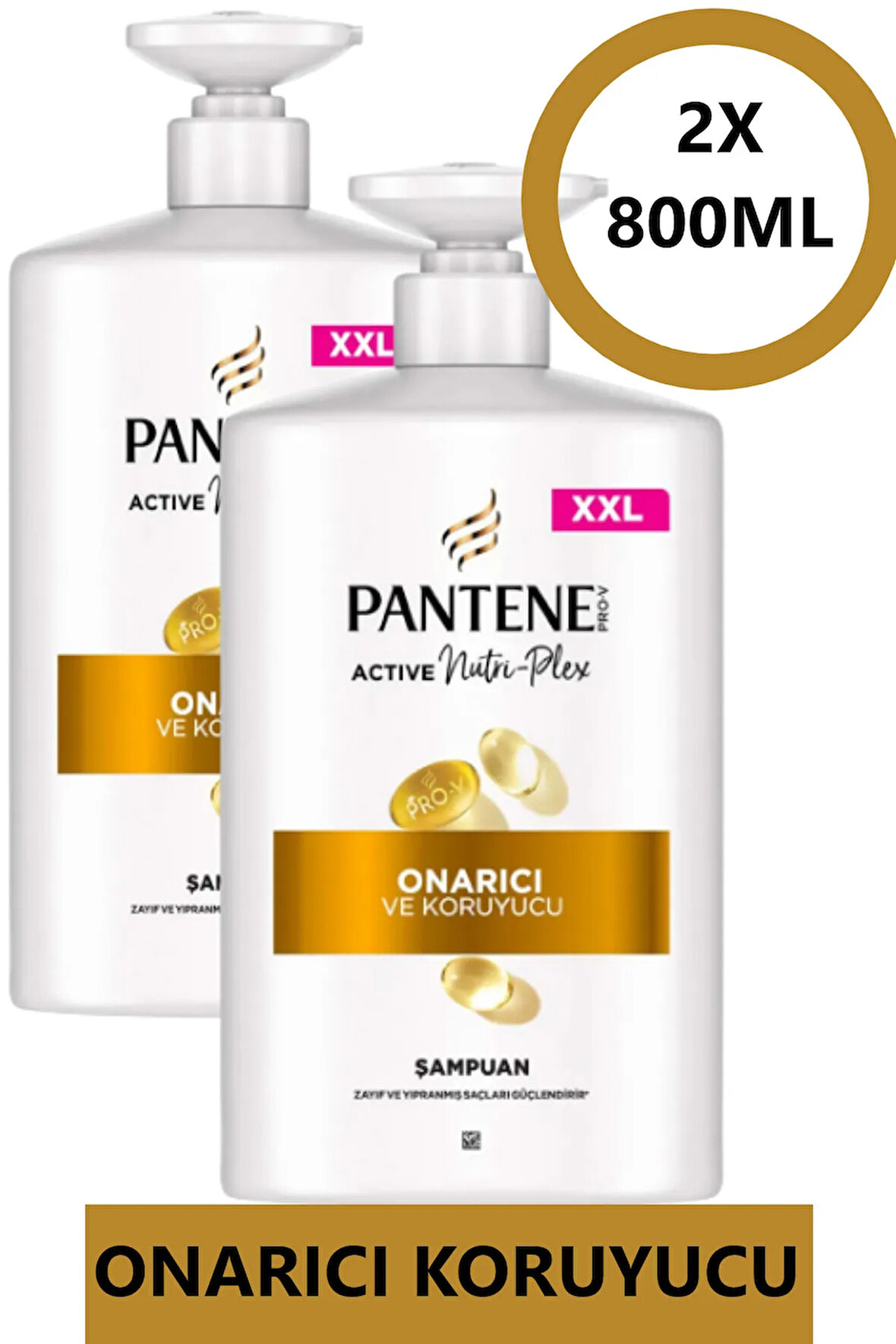 Şampuan Active Nutri Plex Onarıcı Ve Koruyucu 2x 800ml