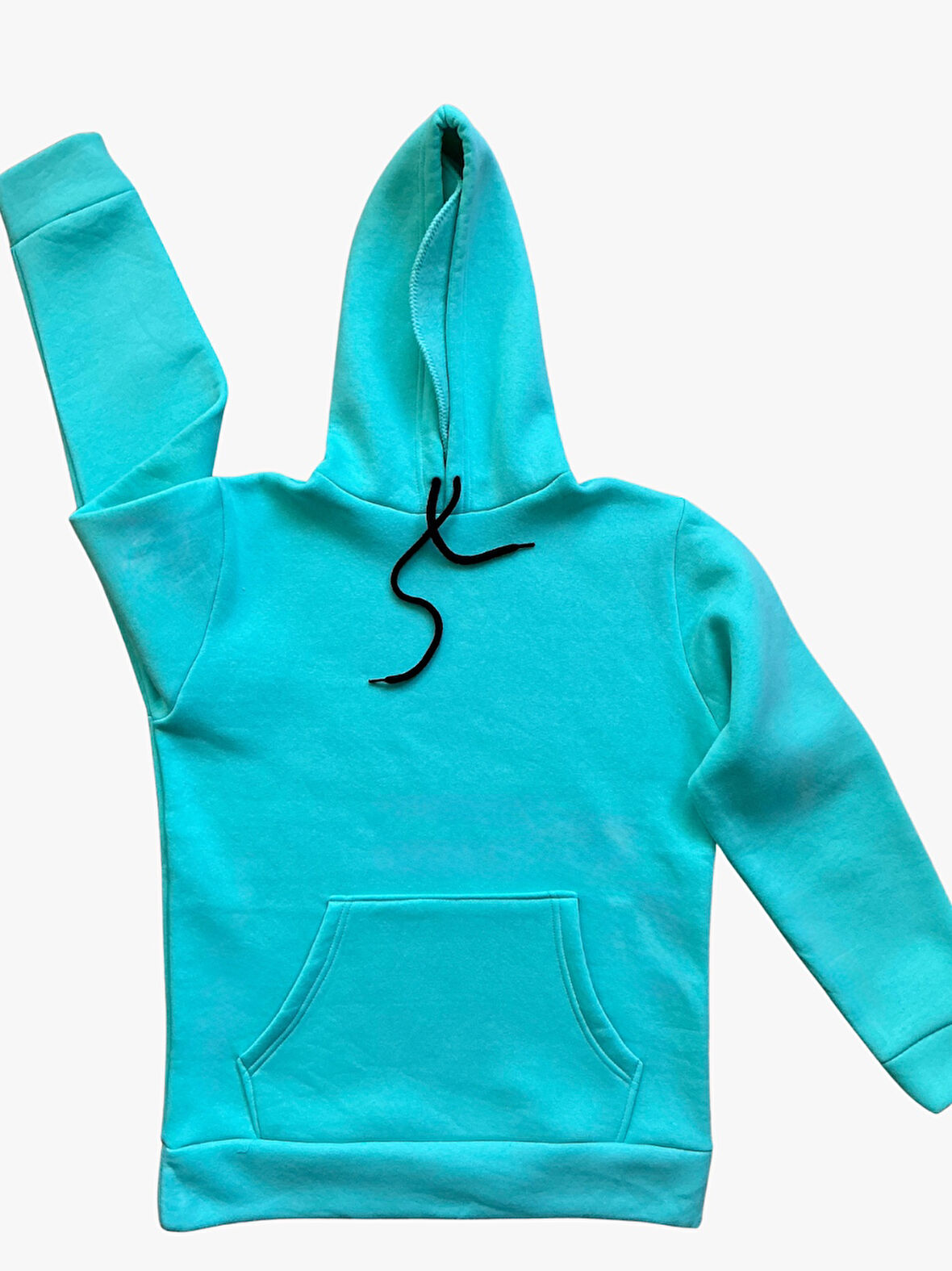 Kapüşonlu 3 İplik Sweatshirt