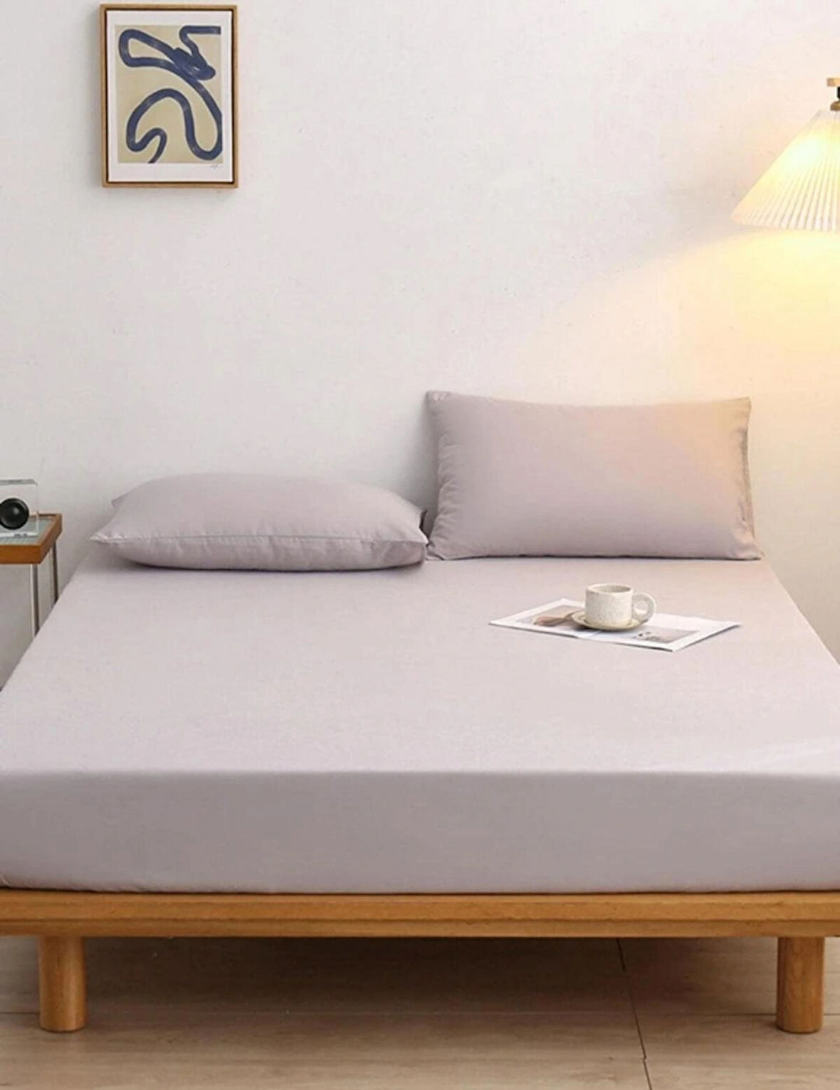 TOTEM Ranforce Pamuklu Yastık Kılıflı Lastikli Çarşaf Takımı 180 x 200 Battal Boy