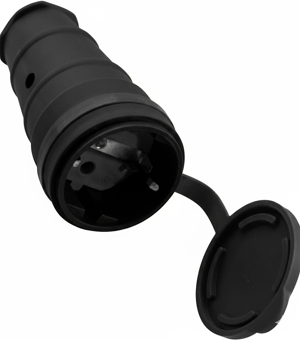 HV4118 – 1×16A Monofaze Topraklı Dişi Fiş (Earthed Female Plug)