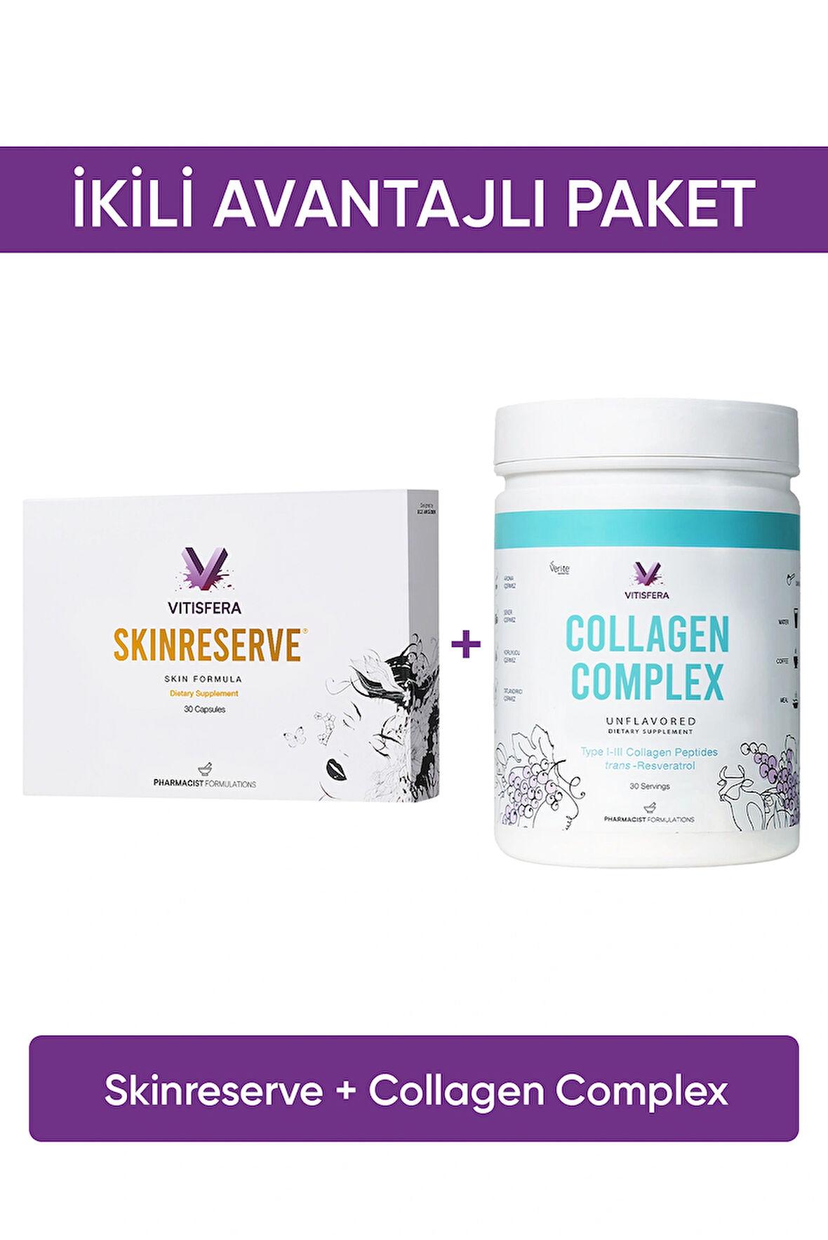 İkili Avantajlı Paket 5 ( SkinReserve + Collagen Complex)