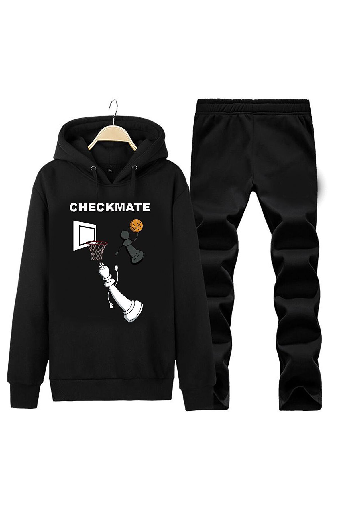 Chess Checkmate Unisex Tasarım Eşofman Takımı