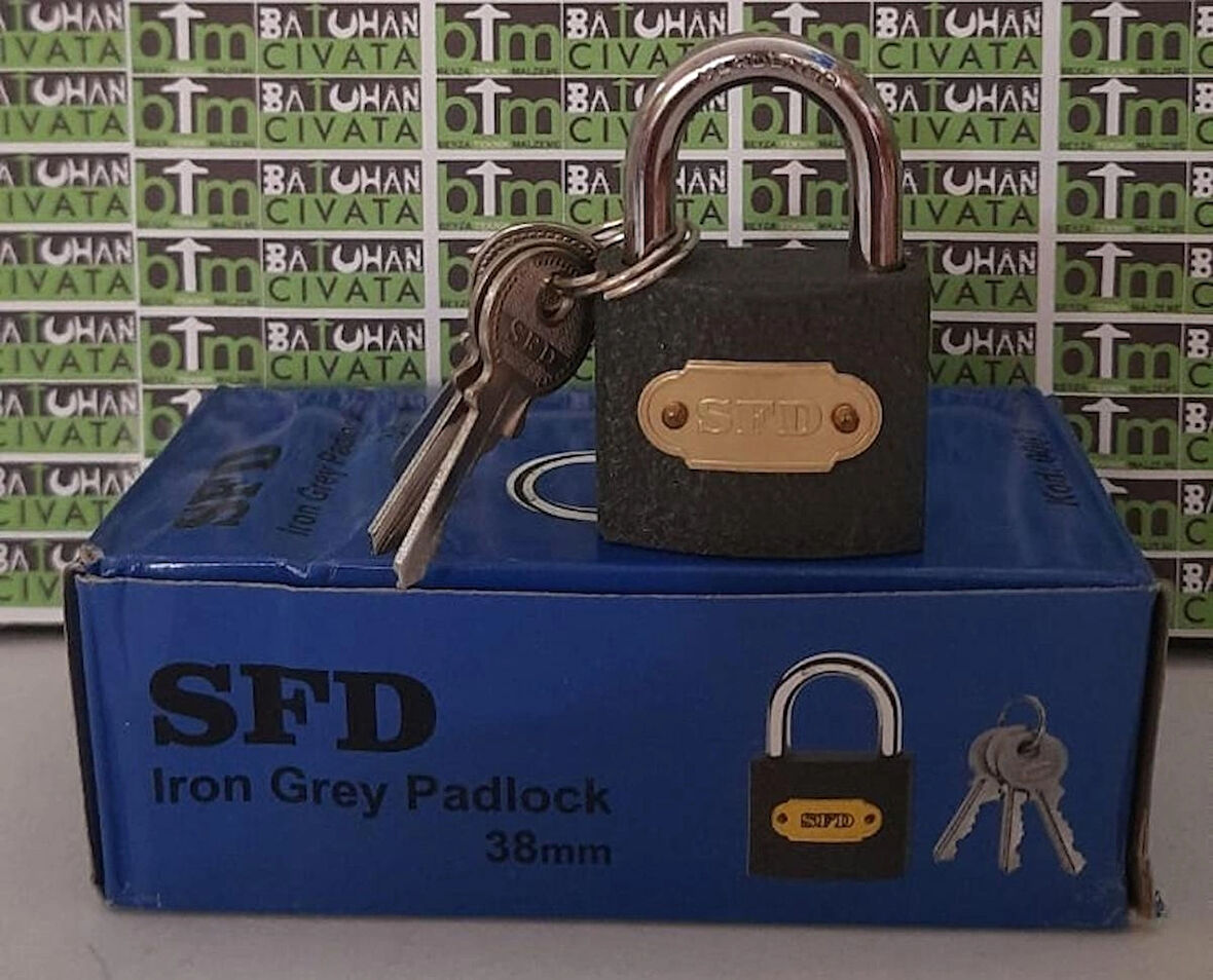  SFD ASMA KİLİT 38 MM GRİ 