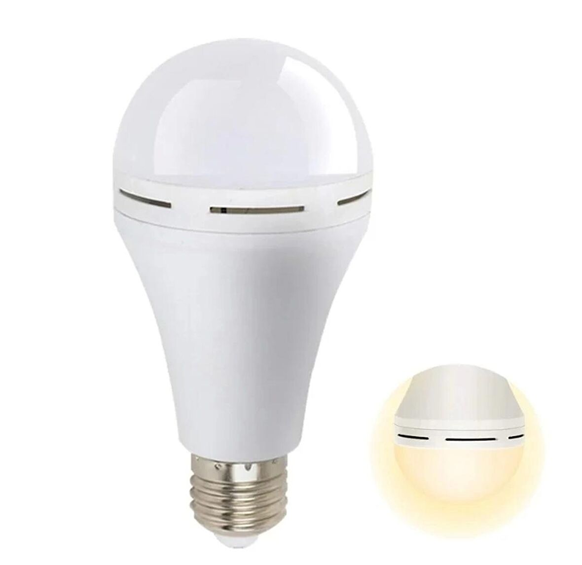 Cata CT-4229 9W 220V E27 Duylu Şarjlı Led Ampul Beyaz 5 Adet