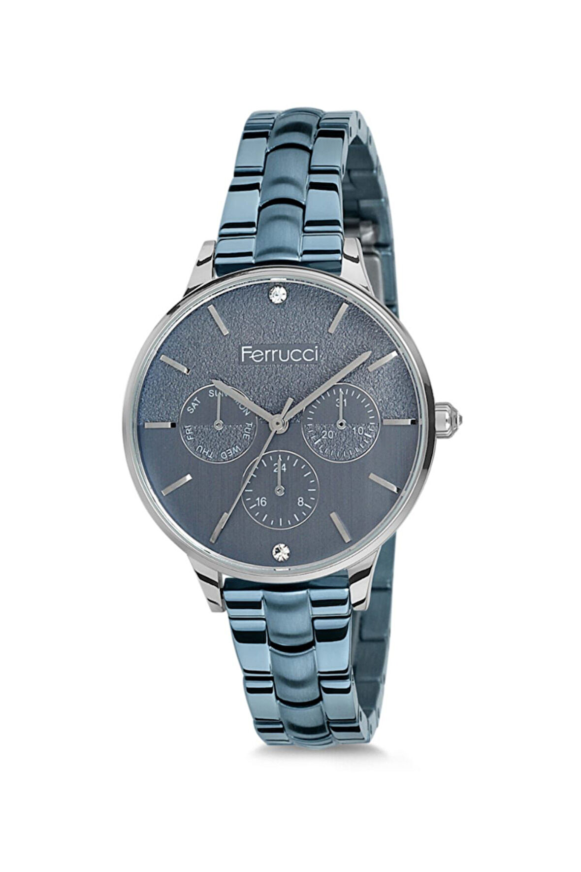 Ferrucci Mavi Renk Çelik Kadın Kol Saati 128514