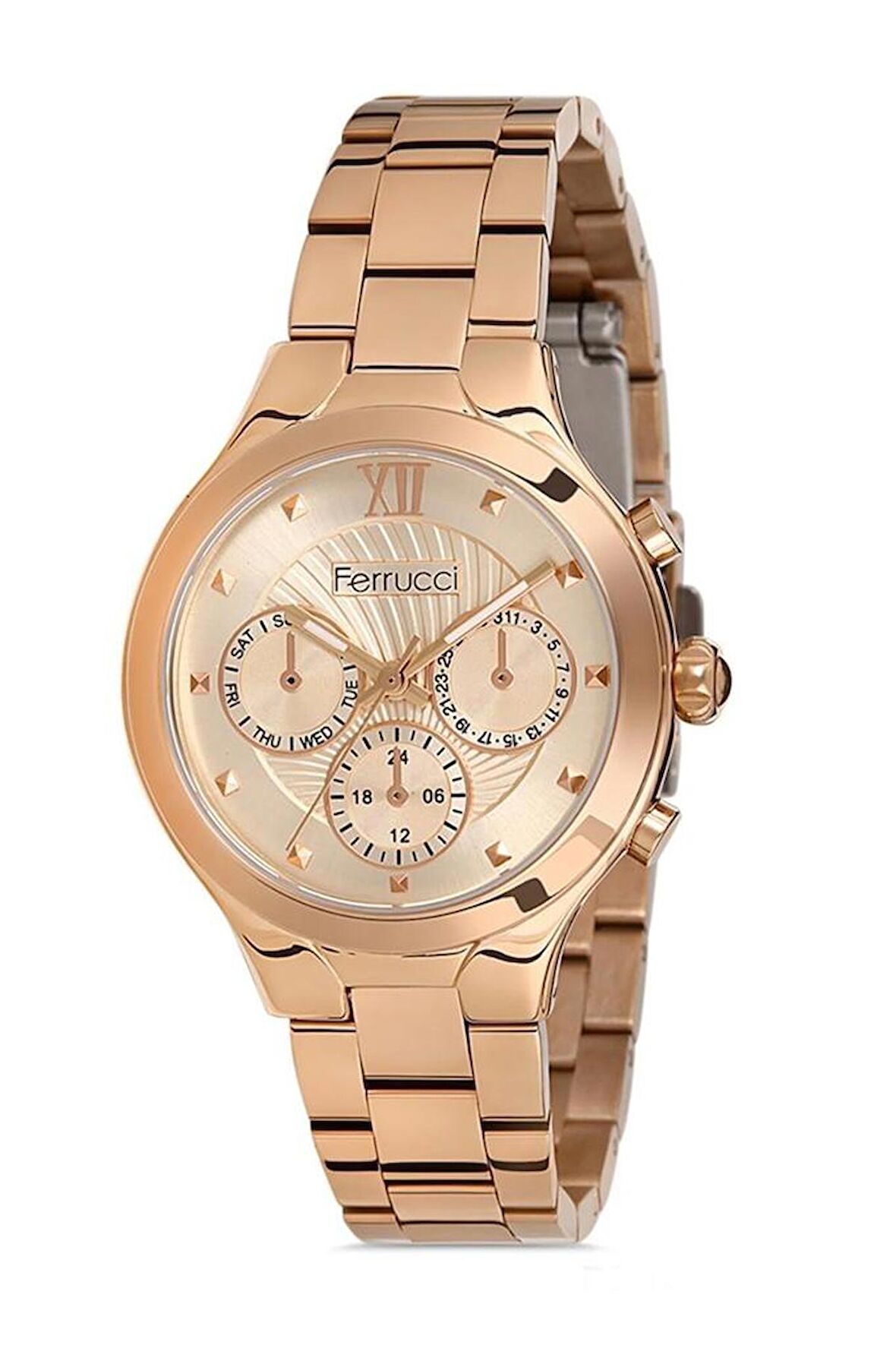 Ferrucci Rose Gold 1. Sınıf Çelik Kadın Kol Saat