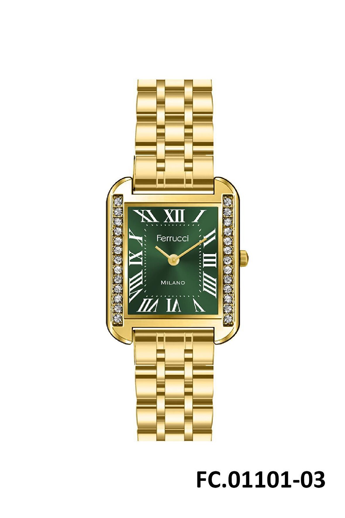 FRC.FT.1.304 Ferrucci Çelik Kordon 30 Mt Suya Dayanıklı Yeni Sezon Şık Tasarım Kadın Kol Saati