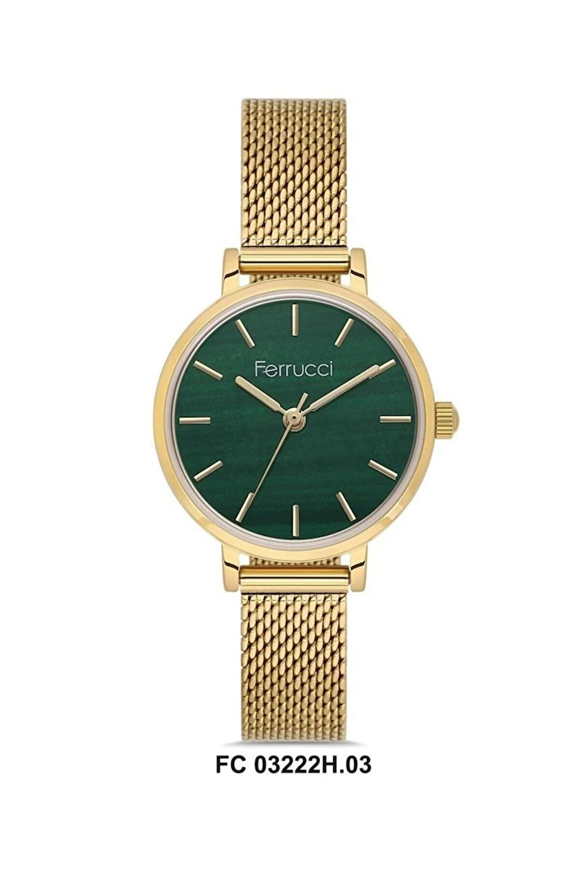 Ferrucci Hasır Ayarlanabilir Hafif Kordon Minimal Kasa Kadın Kol Saati