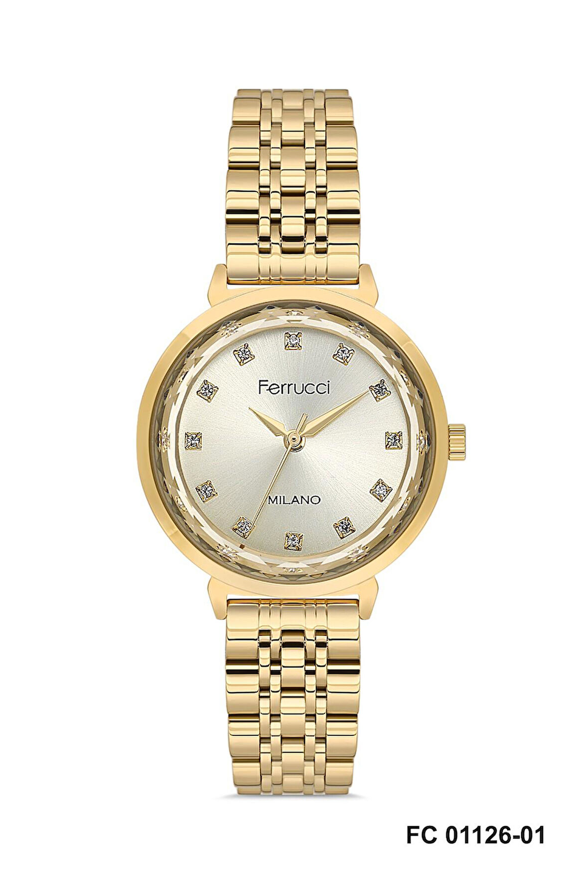 Ferrucci FC01126M.01 Altın Renk 33 mm Kadın Kol Saati