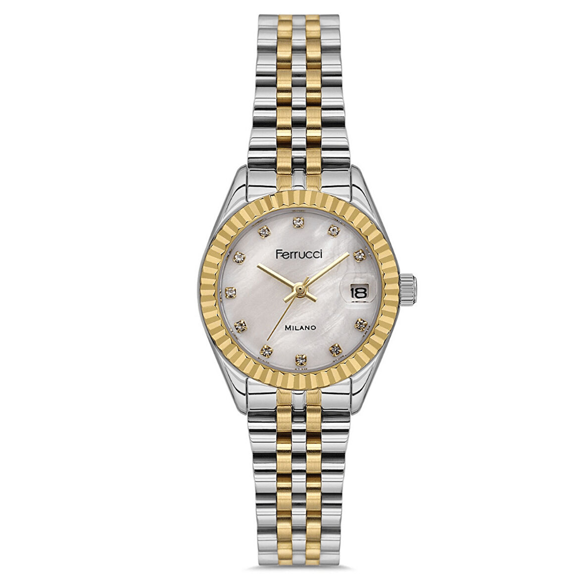 Ferrucci FER.03591M.05 Çelik Kordon Kadın Kol Saati