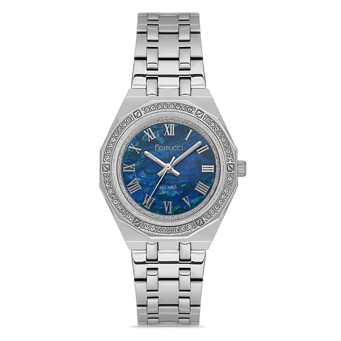 Ferrucci FER.03584M.01 Çelik Kordon Kadın Kol Saati