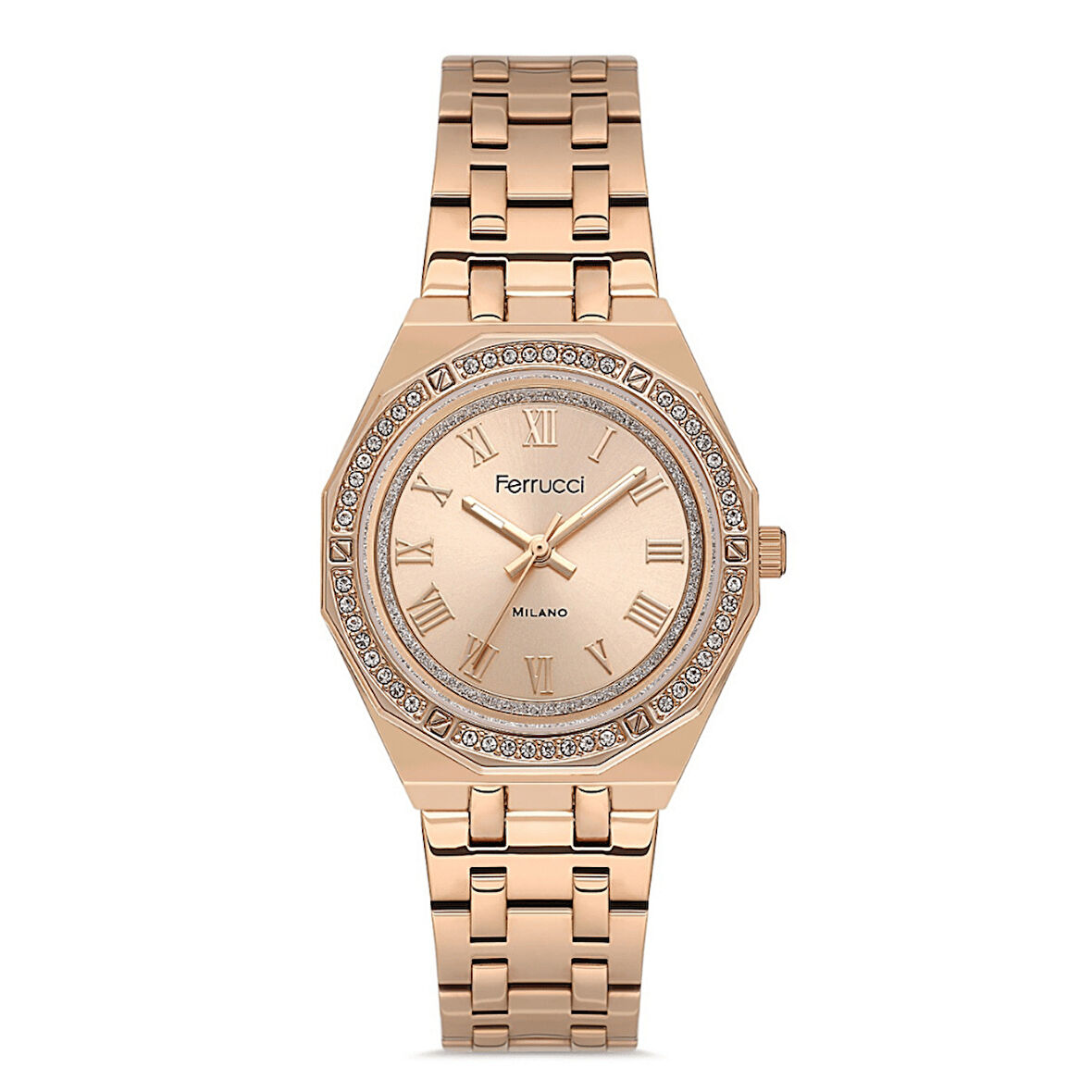 Ferrucci FER.03584M.04 Çelik Kordon Kadın Kol Saati