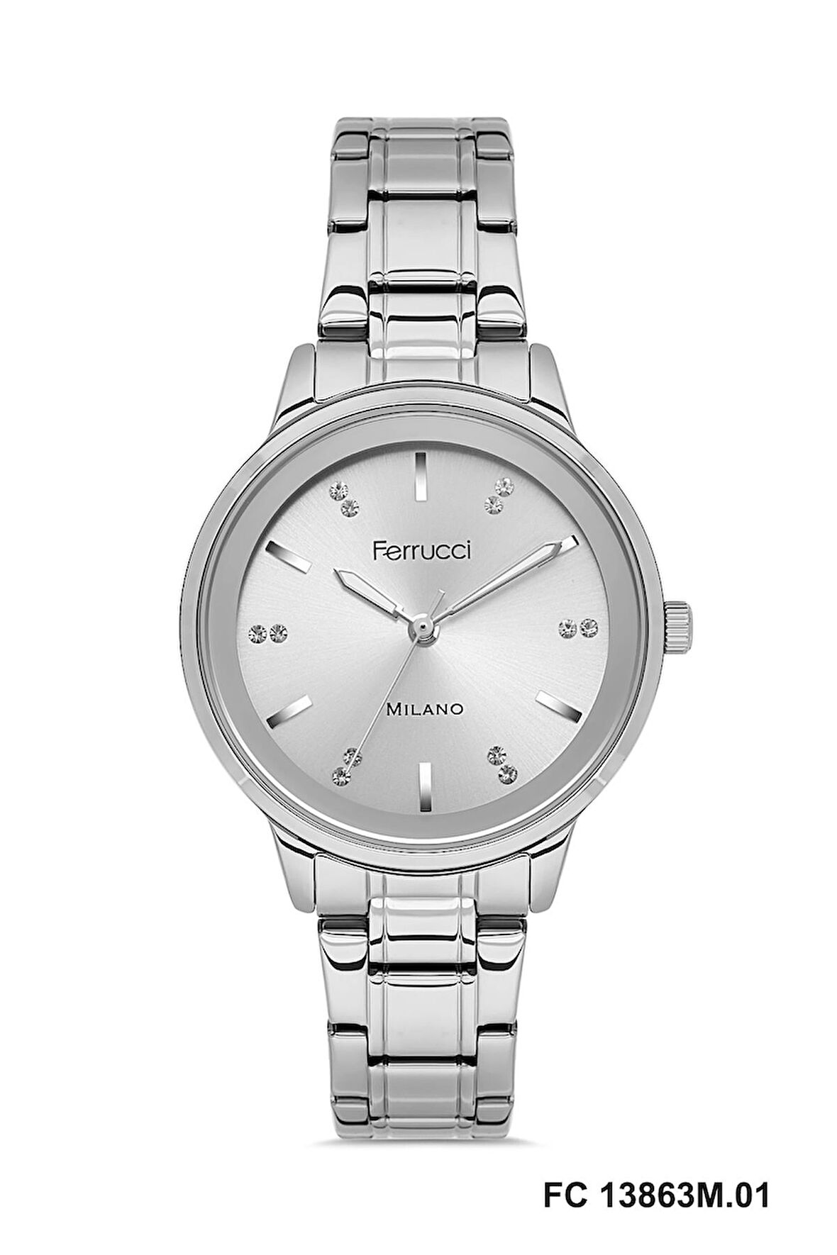 Ferrucci FC13863M.1 Gümüş Renk 35 mm Kadın Kol Saati