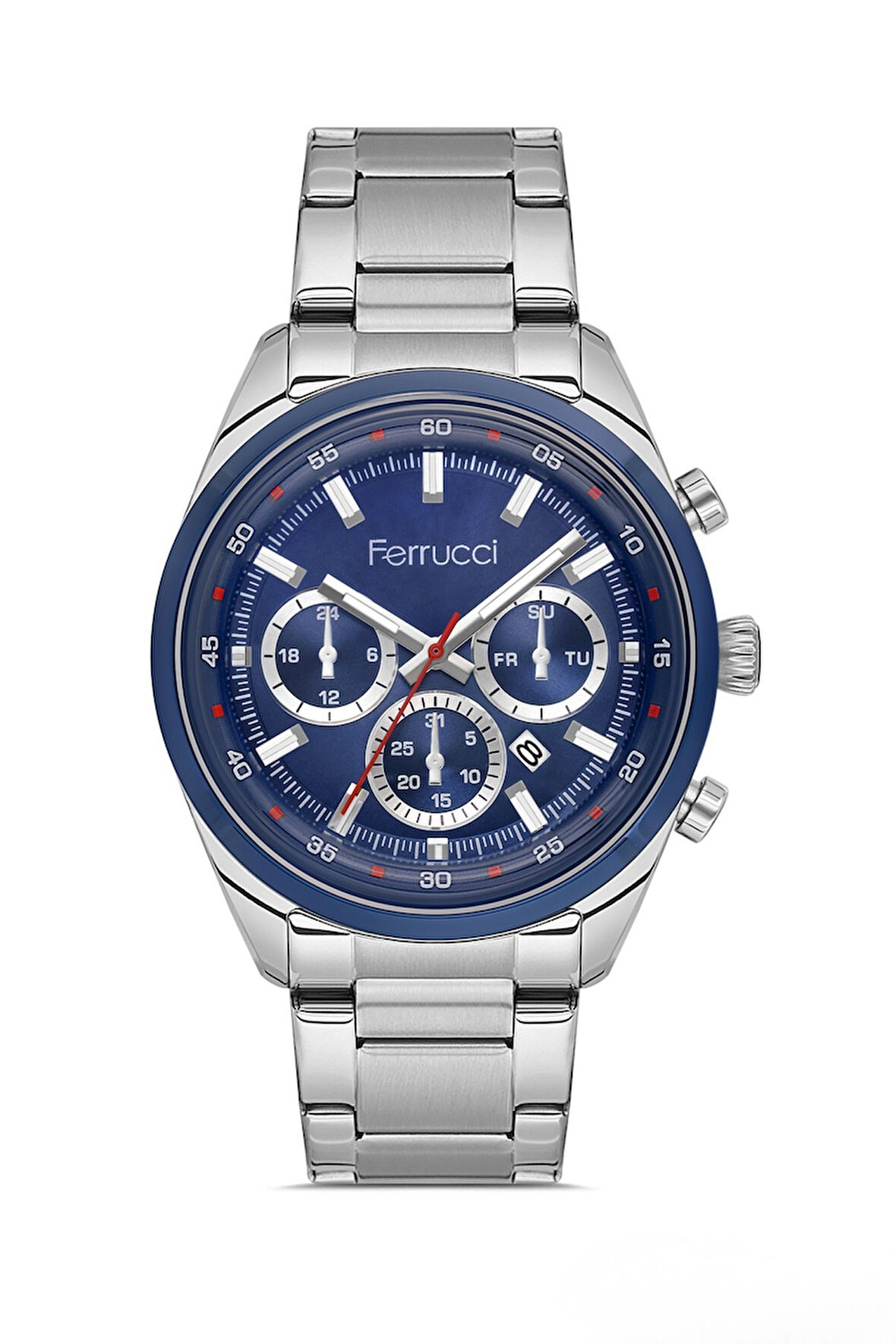 Ferrucci Gümüş Çelik Kordon Erkek Kol Saati L03616M.05 