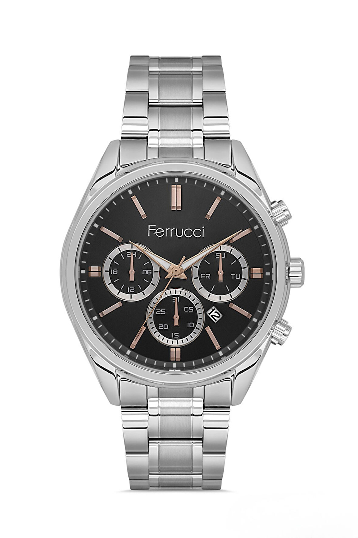 Ferrucci Gümüş Çelik Kordon Erkek Kol Saati L03634M.02 