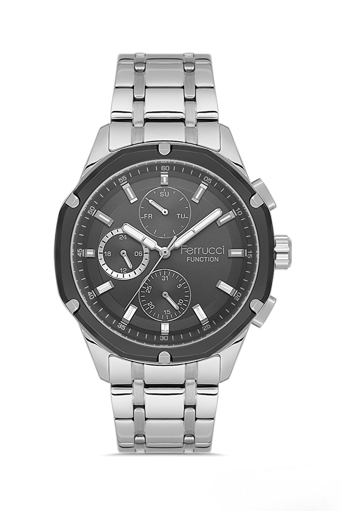 Ferrucci Gümüş Çelik Kordon Erkek Kol Saati L03452M.01 