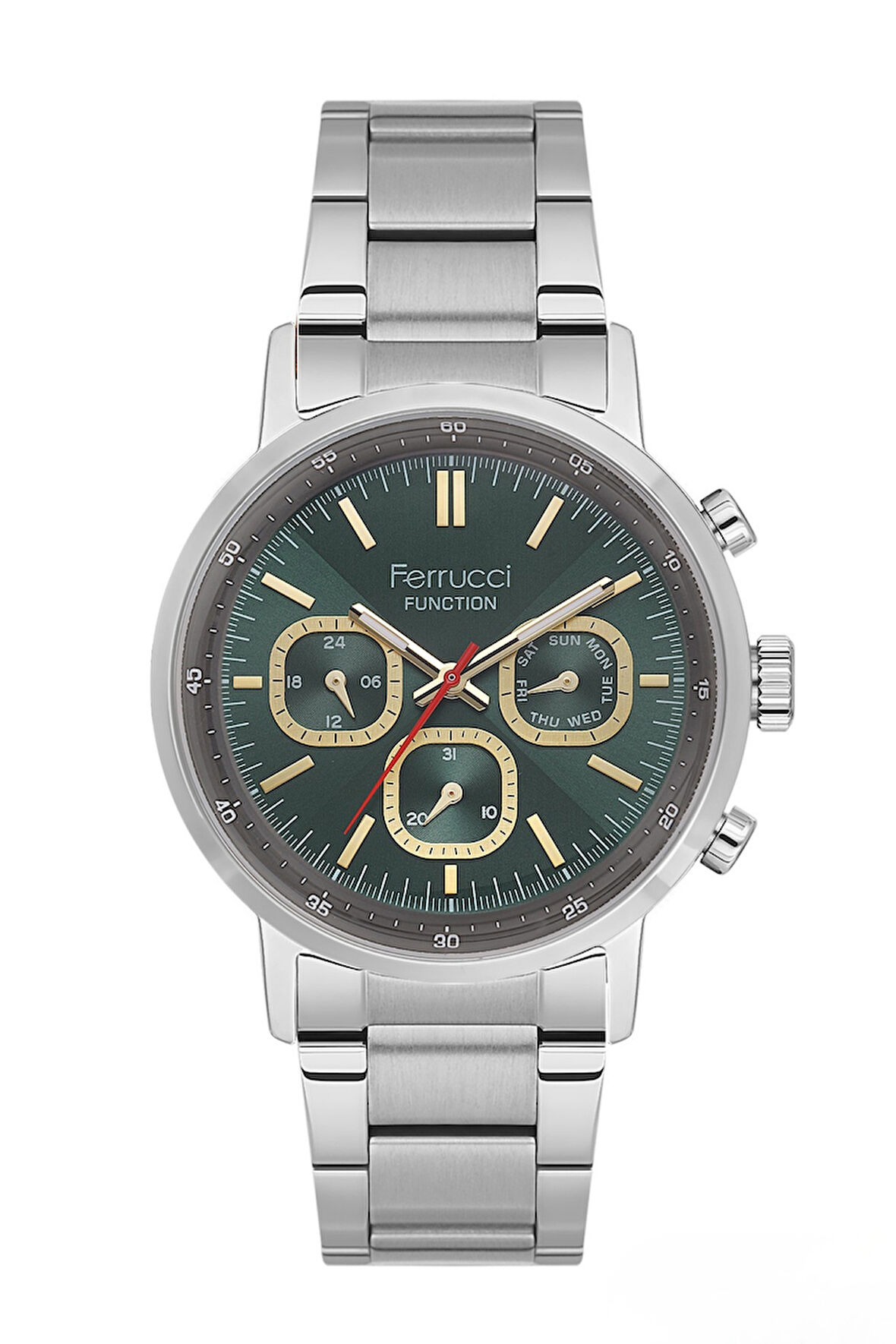 Ferrucci Gümüş Çelik Kordon Erkek Kol Saati L03422M.04 