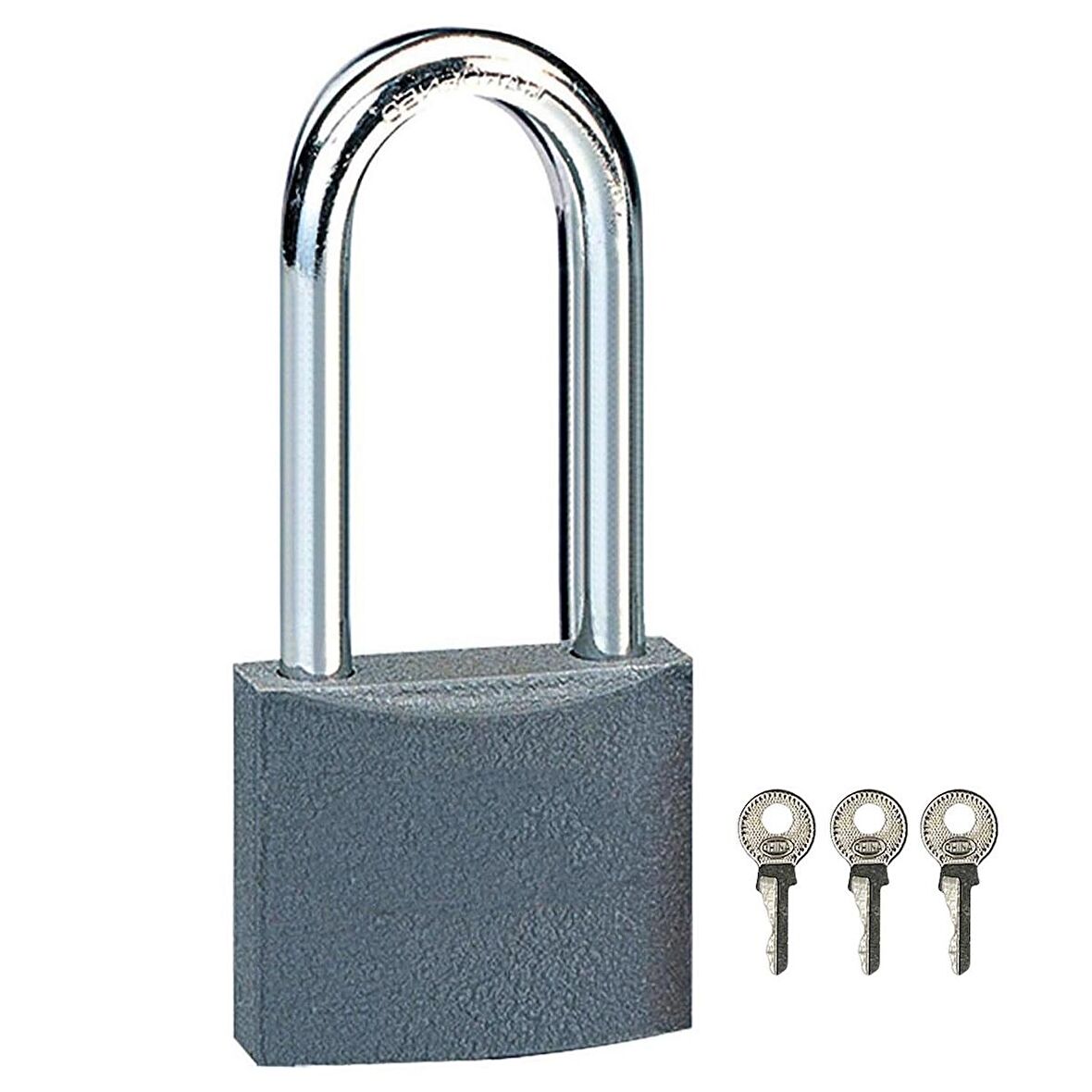 ASMA KİLİT UZUN GRİ 63MM NO-0008