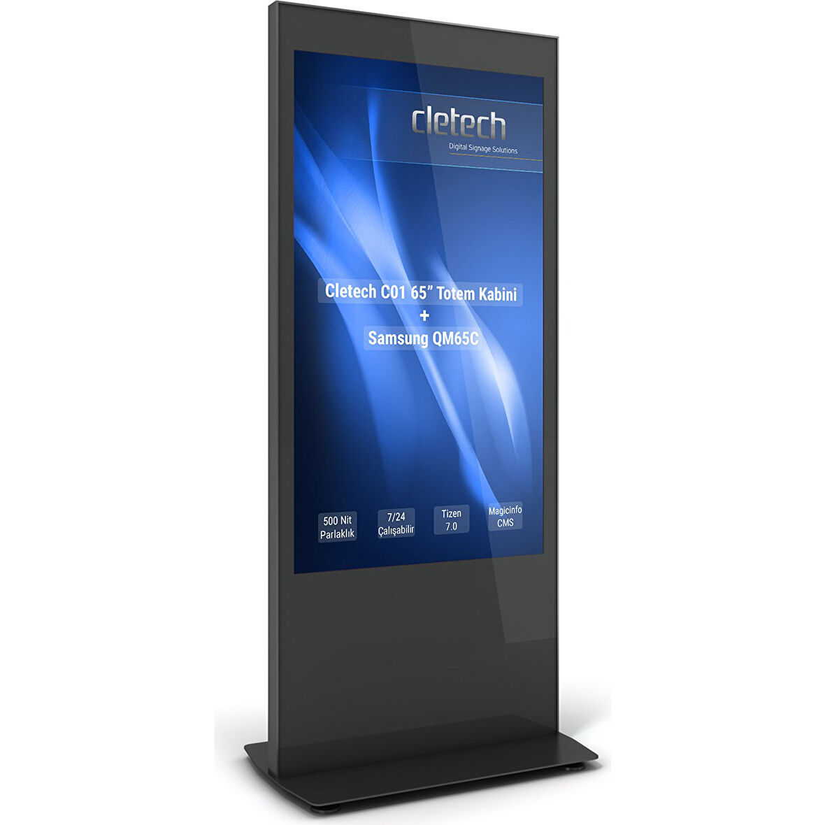 C01 65” Totem Kabini + Samsung QM65C 65” Signage Monitör
