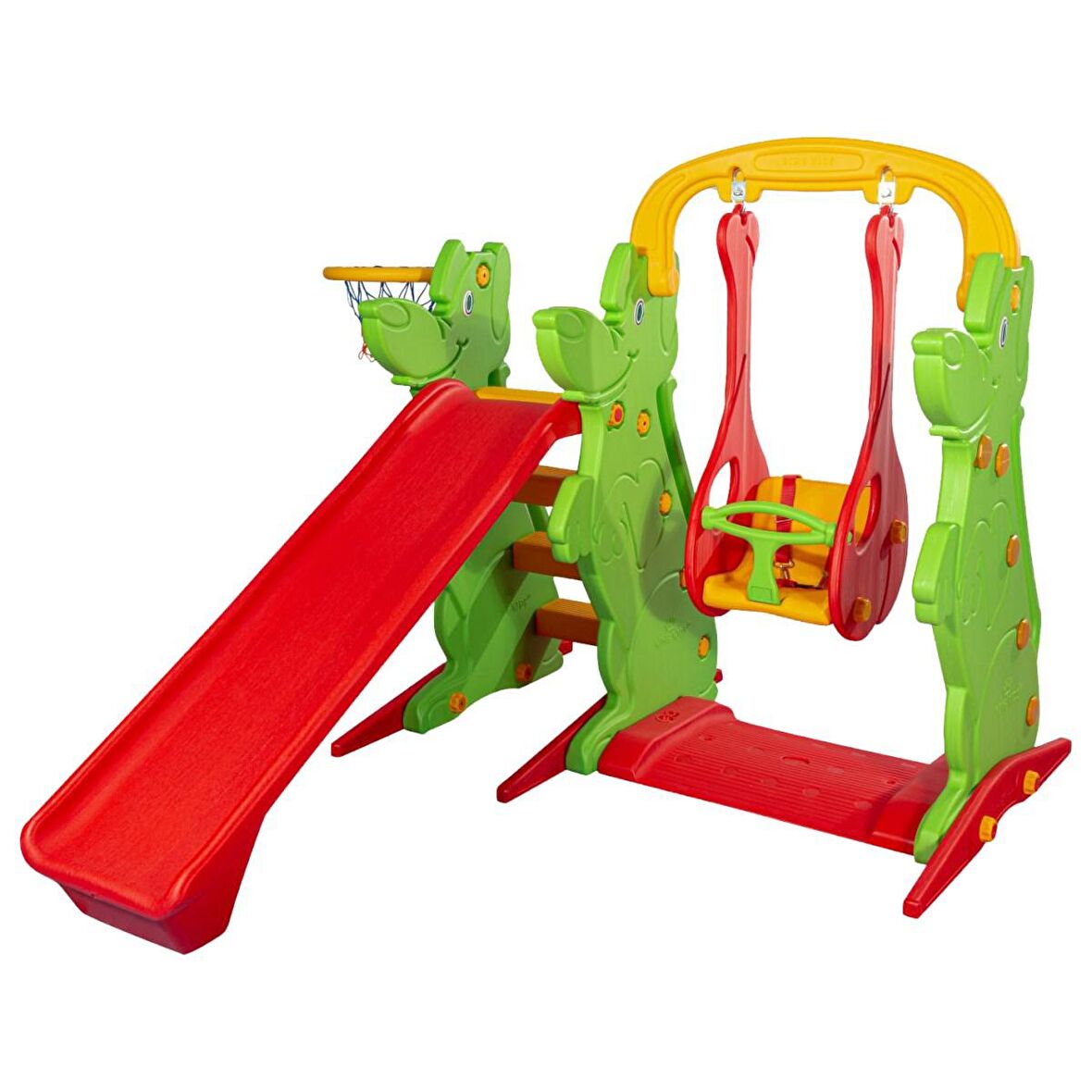 King Kids Kaydıraklı Salıncak Set A