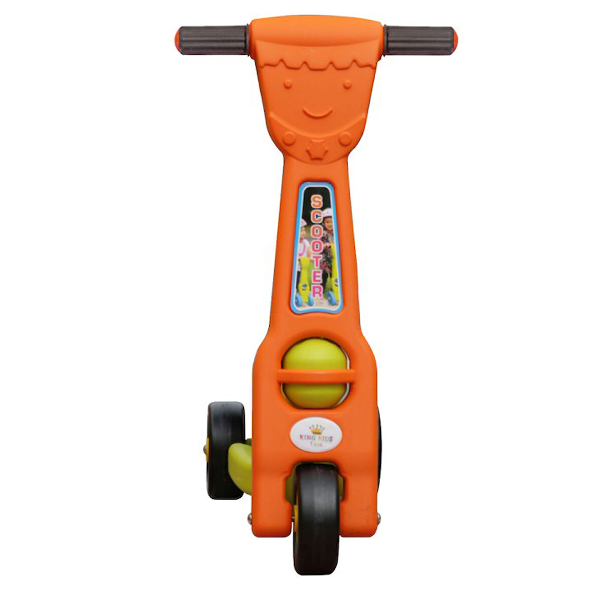 King Kids Süper Scooter 3 Tekerlekli Turuncu