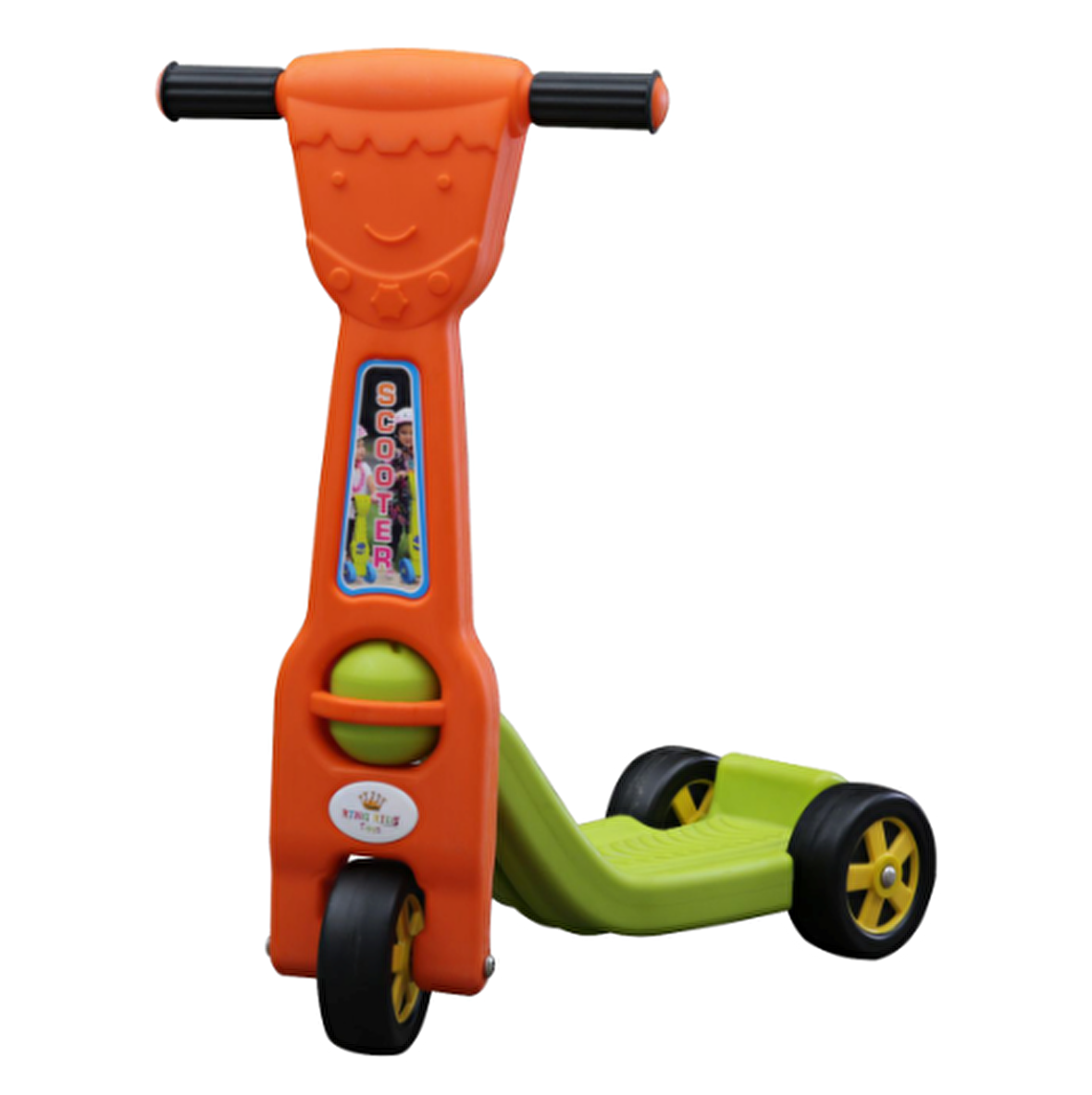 King Kids Süper Scooter 3 Tekerlekli Turuncu